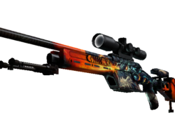 StatTrak™ SSG 08 | Dragonfire (Minimal Wear)