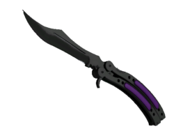 ★ StatTrak™ Butterfly Knife | Ultraviolet (Minimal Wear)