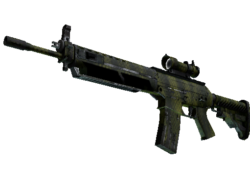 Souvenir SG 553 | Gator Mesh (Well-Worn)