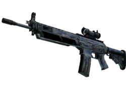 StatTrak™ SG 553 | Wave Spray (Battle-Scarred)