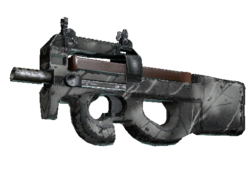 Souvenir P90 | Ash Wood (Well-Worn)