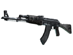 Souvenir AK-47 | Black Laminate (Battle-Scarred)