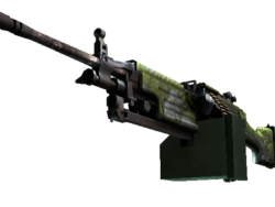 StatTrak™ M249 | Aztec (Minimal Wear)