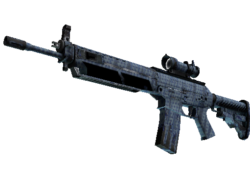 SG 553 | Waves Perforated (Field-Tested)