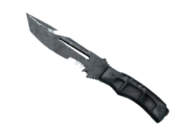 ★ Survival Knife | Night Stripe (Battle-Scarred)