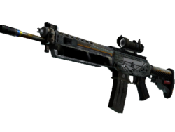 SG 553 | Aerial (Battle-Scarred)