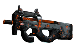 P90 | Trigon (Well-Worn)