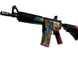 StatTrak™ M4A4 | Cyber Security (Battle-Scarred)