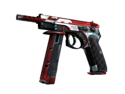 CZ75-Auto | Red Astor (Minimal Wear)