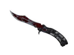 ★ StatTrak™ Butterfly Knife | Crimson Web (Battle-Scarred)