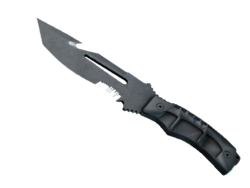 ★ Survival Knife | Night Stripe (Well-Worn)