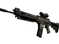 SG 553 | Bleached (Battle-Scarred)