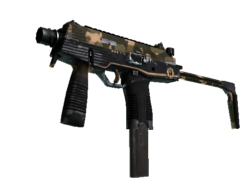 MP9 | Black Sand (Well-Worn)