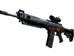 StatTrak™ SG 553 | Heavy Metal (Factory New)