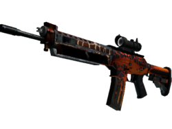 StatTrak™ SG 553 | Tiger Moth (Battle-Scarred)