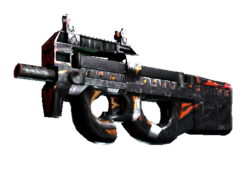 StatTrak™ P90 | Vent Rush (Well-Worn)