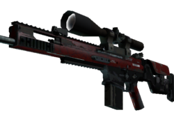 StatTrak™ SCAR-20 | Crimson Web (Well-Worn)