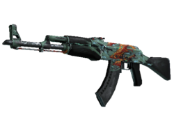 StatTrak™ AK-47 | Aquamarine Revenge (Battle-Scarred)