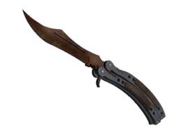 ★ StatTrak™ Butterfly Knife | Rust Coat (Battle-Scarred)