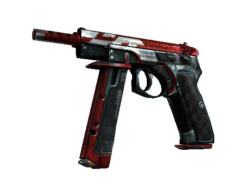 CZ75-Auto | Red Astor (Battle-Scarred)