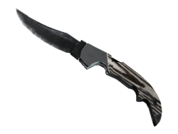 ★ Falchion Knife | Black Laminate (Factory New)