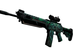 SG 553 | Dragon Tech (Battle-Scarred)