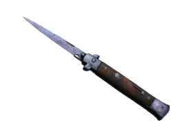 ★ StatTrak™ Stiletto Knife | Blue Steel (Well-Worn)