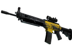 SG 553 | Bulldozer (Battle-Scarred)