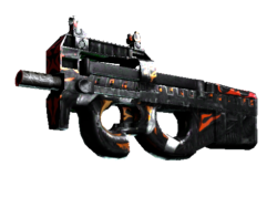 StatTrak™ P90 | Vent Rush (Battle-Scarred)