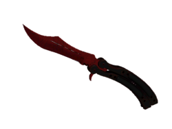 ★ Butterfly Knife | Crimson Web (Minimal Wear)