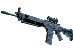 StatTrak™ SG 553 | Wave Spray (Factory New)