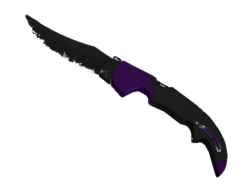 ★ Falchion Knife | Ultraviolet (Well-Worn)