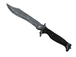 ★ StatTrak™ Bowie Knife | Damascus Steel (Battle-Scarred)