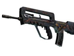 FAMAS | Eye of Athena (Battle-Scarred)