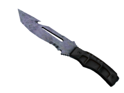 ★ Survival Knife | Blue Steel (Well-Worn)