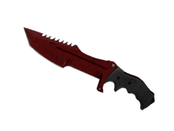 ★ Huntsman Knife | Crimson Web (Well-Worn)