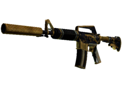 StatTrak™ M4A1-S | Golden Coil (Battle-Scarred)