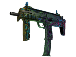 StatTrak™ MP7 | Neon Ply (Battle-Scarred)