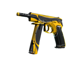 StatTrak™ CZ75-Auto | Yellow Jacket (Well-Worn)