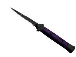 ★ Stiletto Knife | Ultraviolet (Well-Worn)