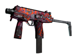 StatTrak™ MP9 | Ruby Poison Dart (Well-Worn)