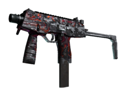 StatTrak™ MP9 | Ruby Poison Dart (Battle-Scarred)