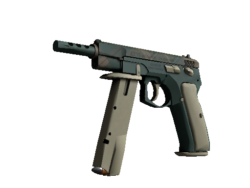 CZ75-Auto | Green Plaid (Minimal Wear)