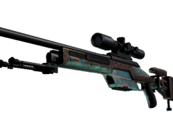 Souvenir SSG 08 | Azure Glyph (Minimal Wear)