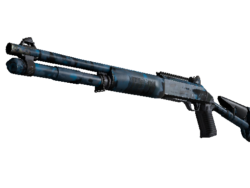 Souvenir XM1014 | VariCamo Blue (Well-Worn)