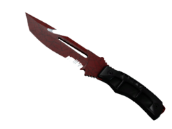 ★ Survival Knife | Crimson Web (Well-Worn)