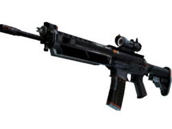 StatTrak™ SG 553 | Phantom (Battle-Scarred)