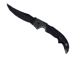 ★ StatTrak™ Falchion Knife | Blue Steel (Well-Worn)