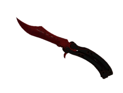 ★ StatTrak™ Butterfly Knife | Crimson Web (Minimal Wear)