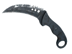 ★ StatTrak™ Talon Knife | Night Stripe (Well-Worn)